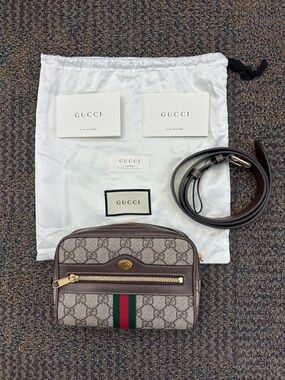 Gucci GG Supreme Ophidia Waist Belt Bag